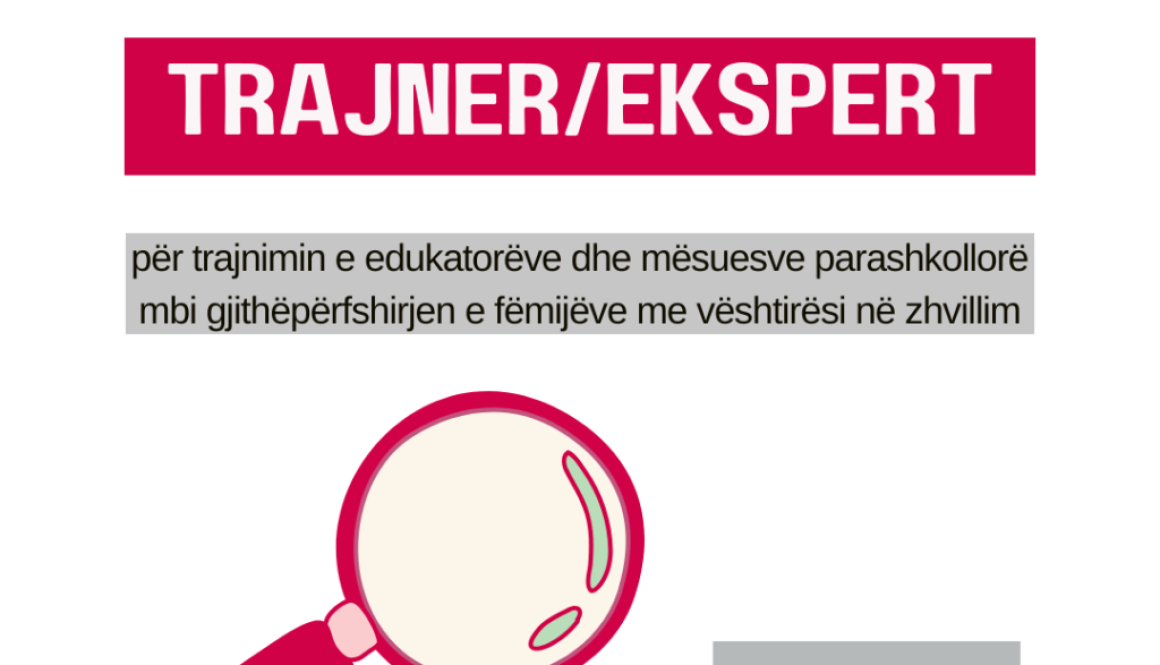 trajner ekspert edukim gjitheperfshirje